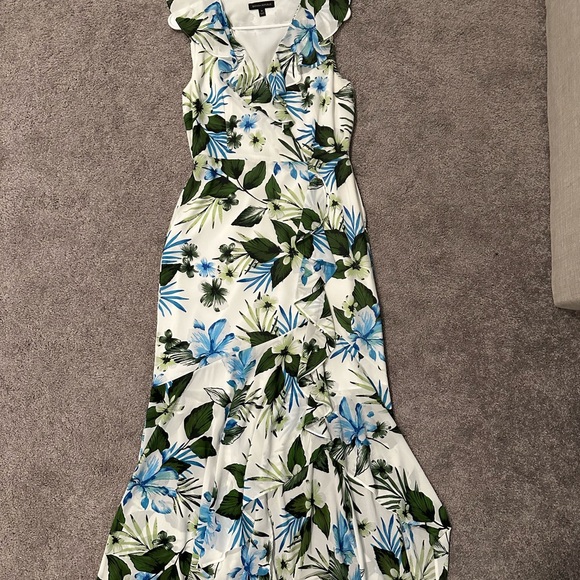 Banana Republic Blue Mini Sundress with Flutter Sleeves - Picture 2 of 3